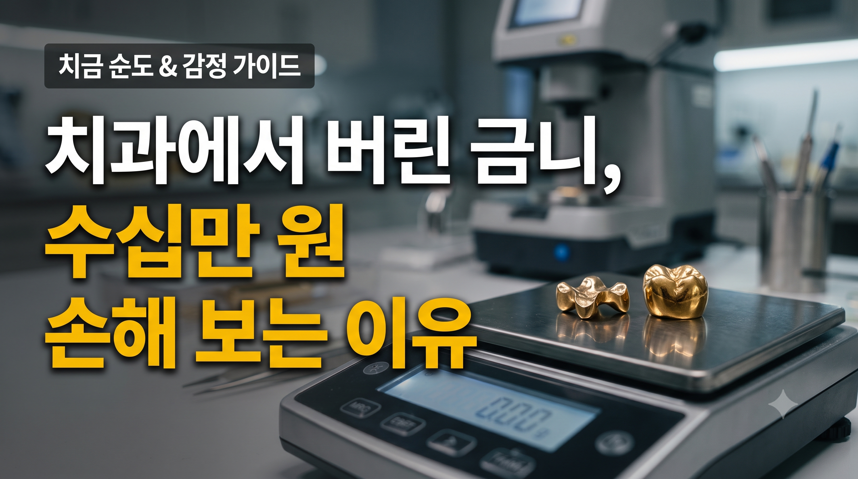 치과 폐금니 합금 종류별 순도 분석 및 치금 매입 정밀 감정 기준 안내