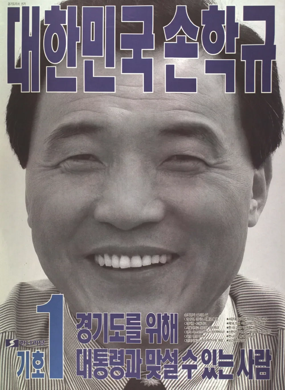 손학규 의원 정치 경력