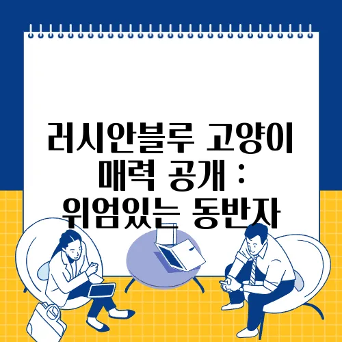 러시안블루 고양이 매력 공개 : 위엄있는 동반자