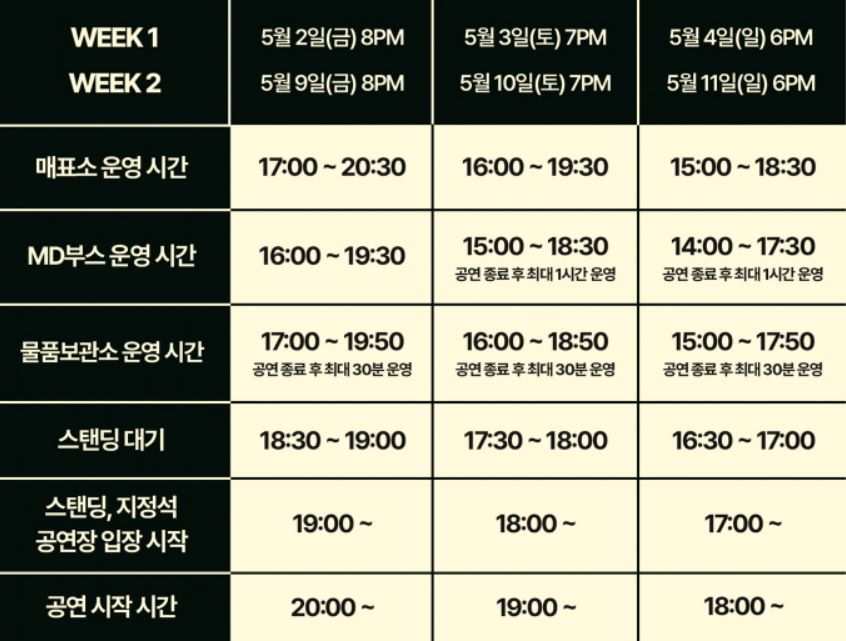 검정치마-콘서트-현장-운영