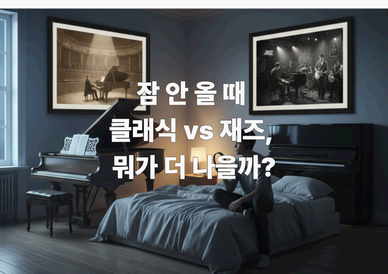 잠 안 올 때 클래식 vs 재즈, 뭐가 더 나을까? - 밤에 듣는 음악, 선택이 중요한 이유