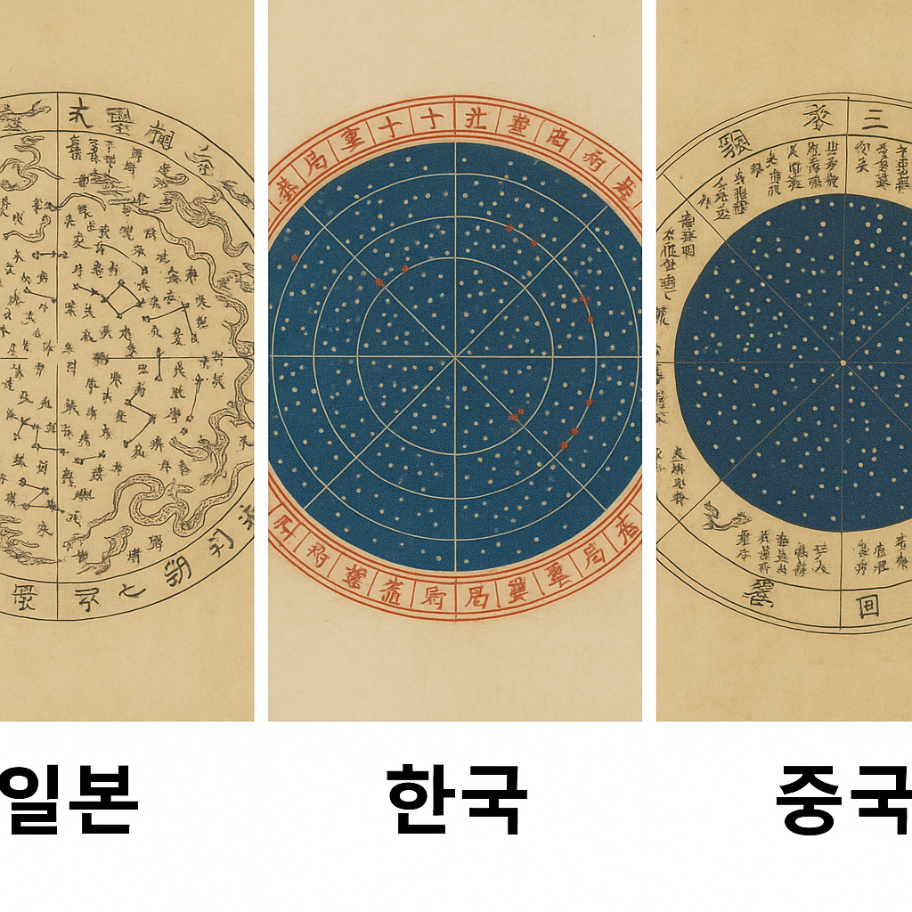동양 3국 별자리 특징과 상징 의미