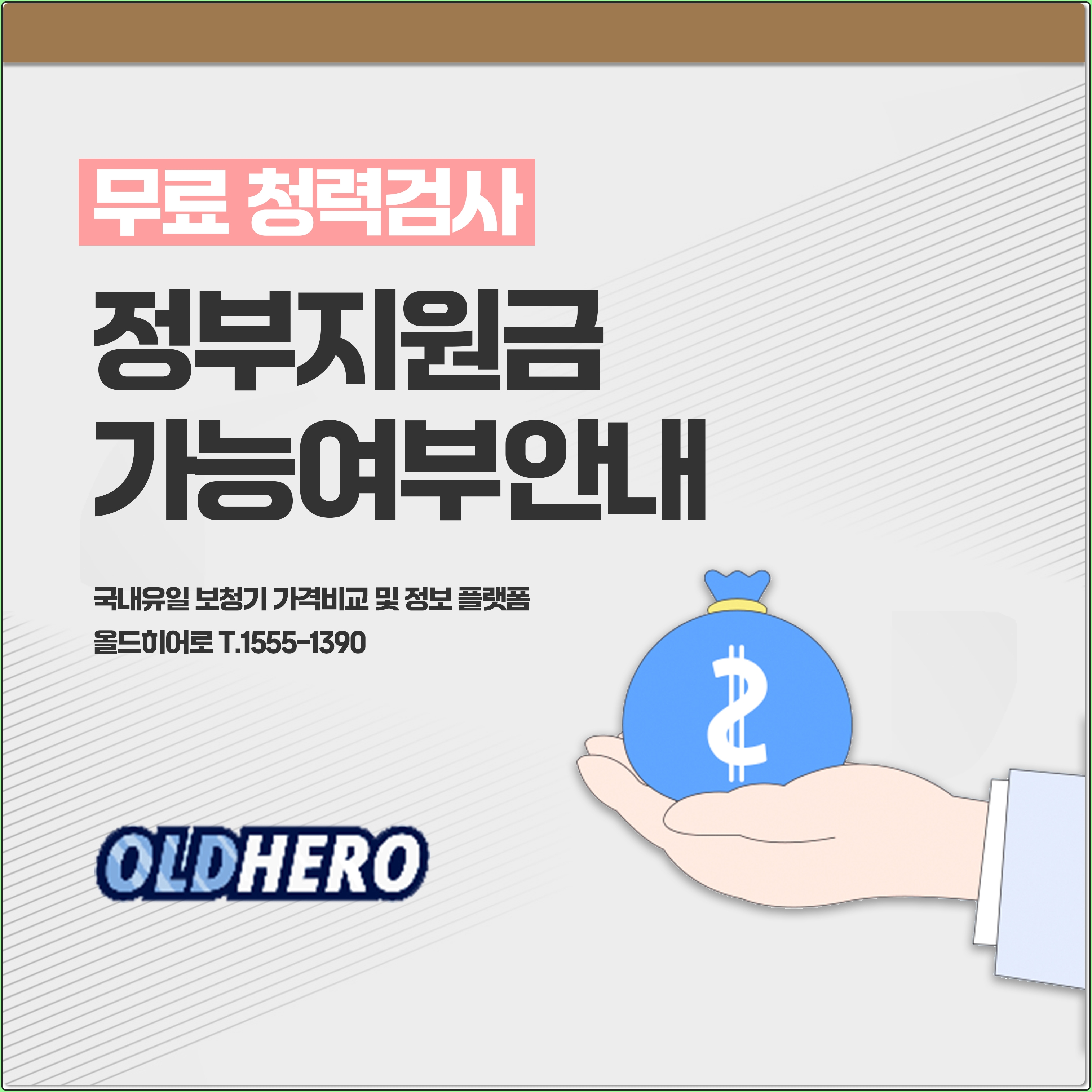 정부지원금 가능여부