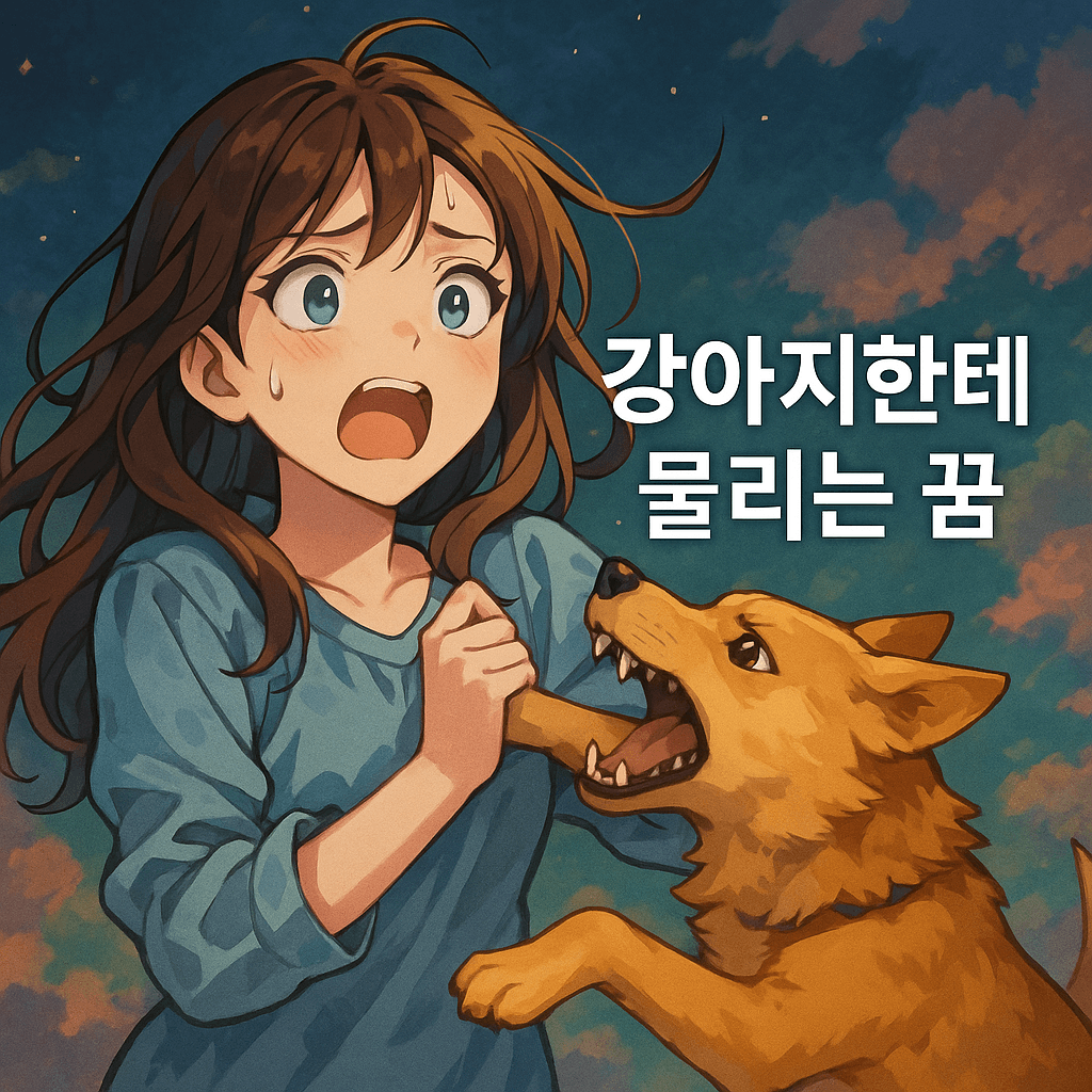 강아지한테 물리는 꿈 해몽