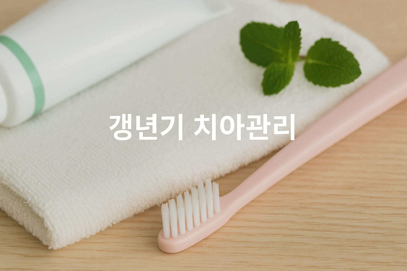 갱년기 치아관리 관련 이미지