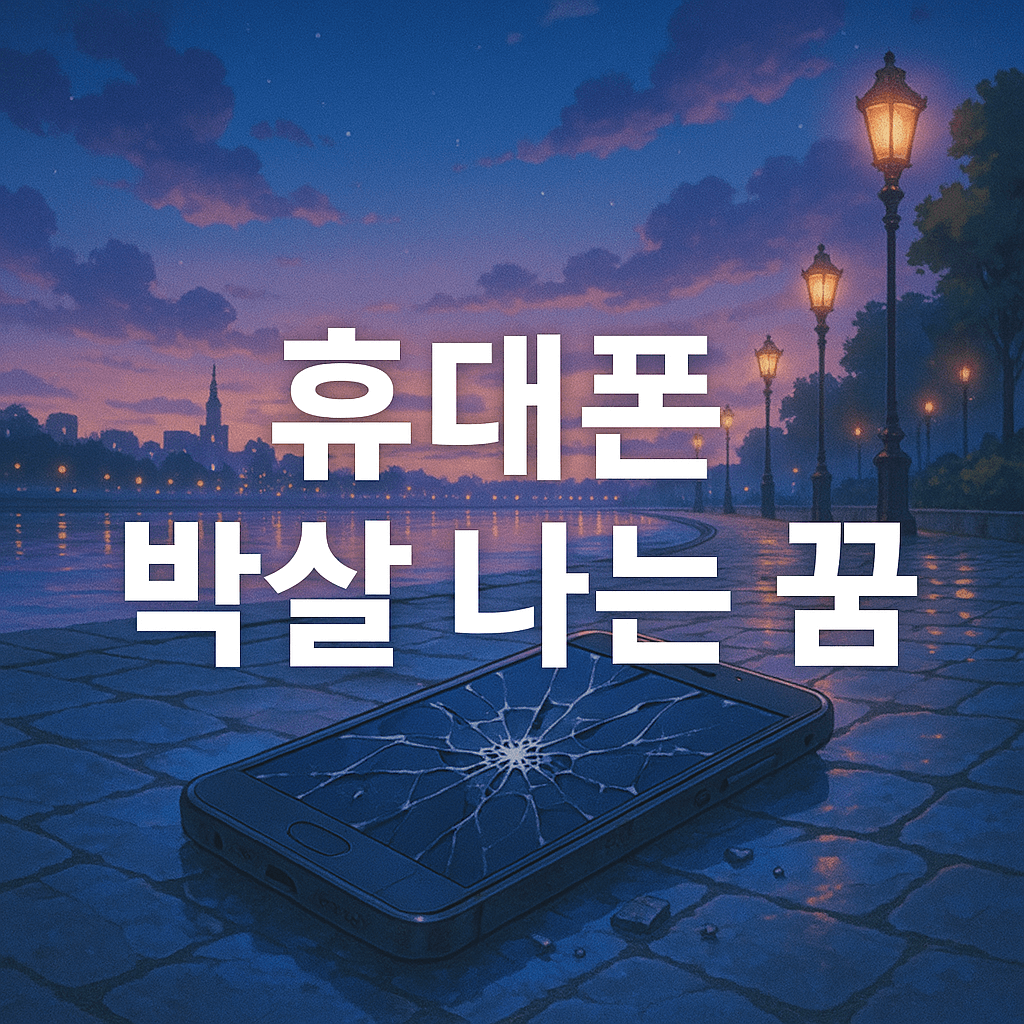 휴대폰 박살 나는 꿈 해몽