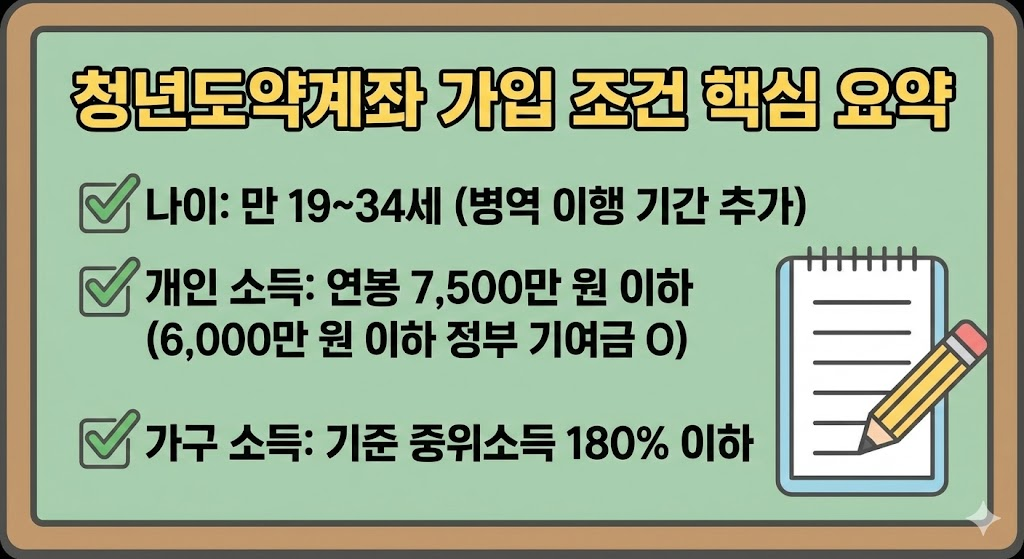 청년도약계좌 가입 조건
