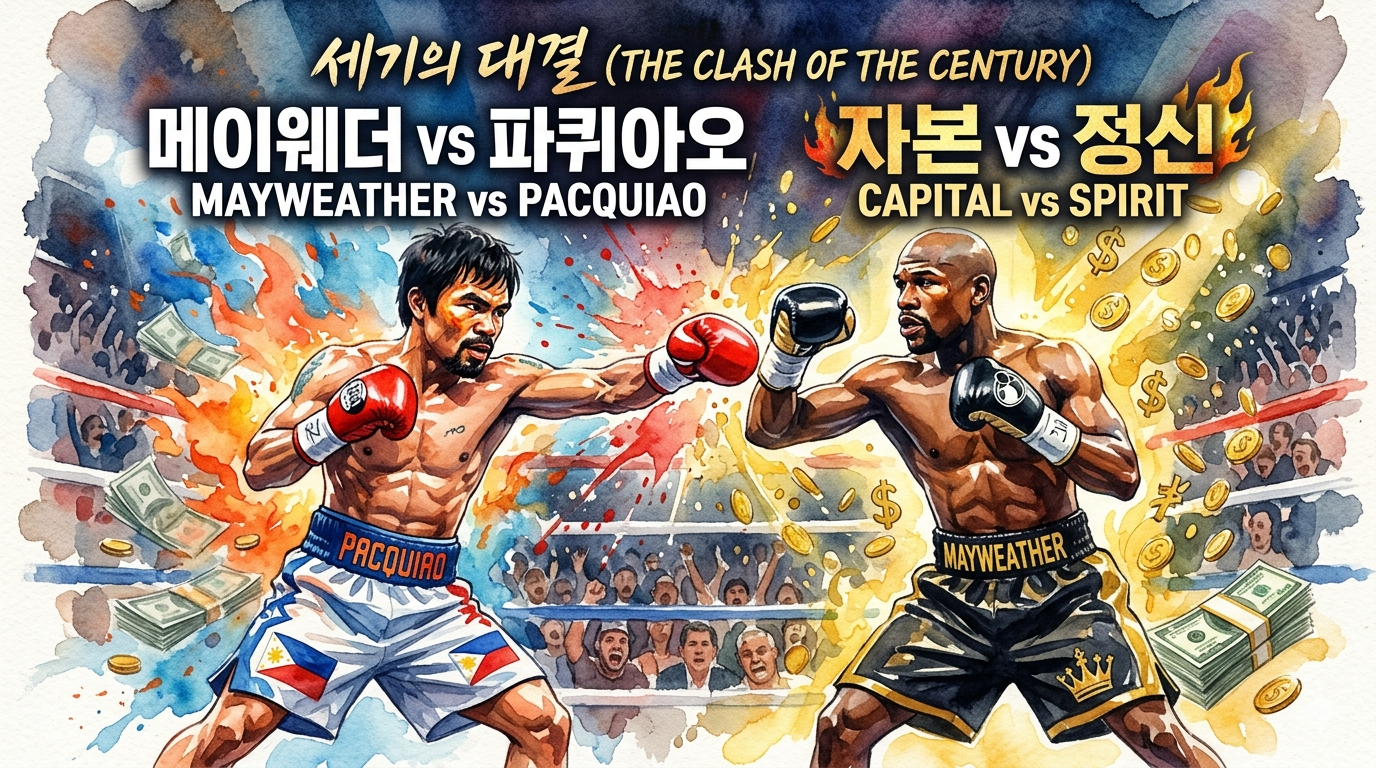 디지털 시대의 '머니' vs 아날로그의 '투혼' &ndash; 메이웨더와 파퀴아오가 우리에게 남긴 것
