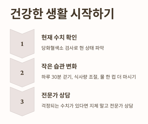 건강한 생활 시작하기!