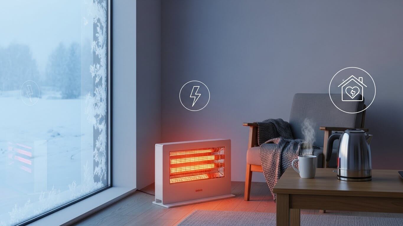 겨울 전기세 절약법 (저전력 히터, 소비전력, 사용법)