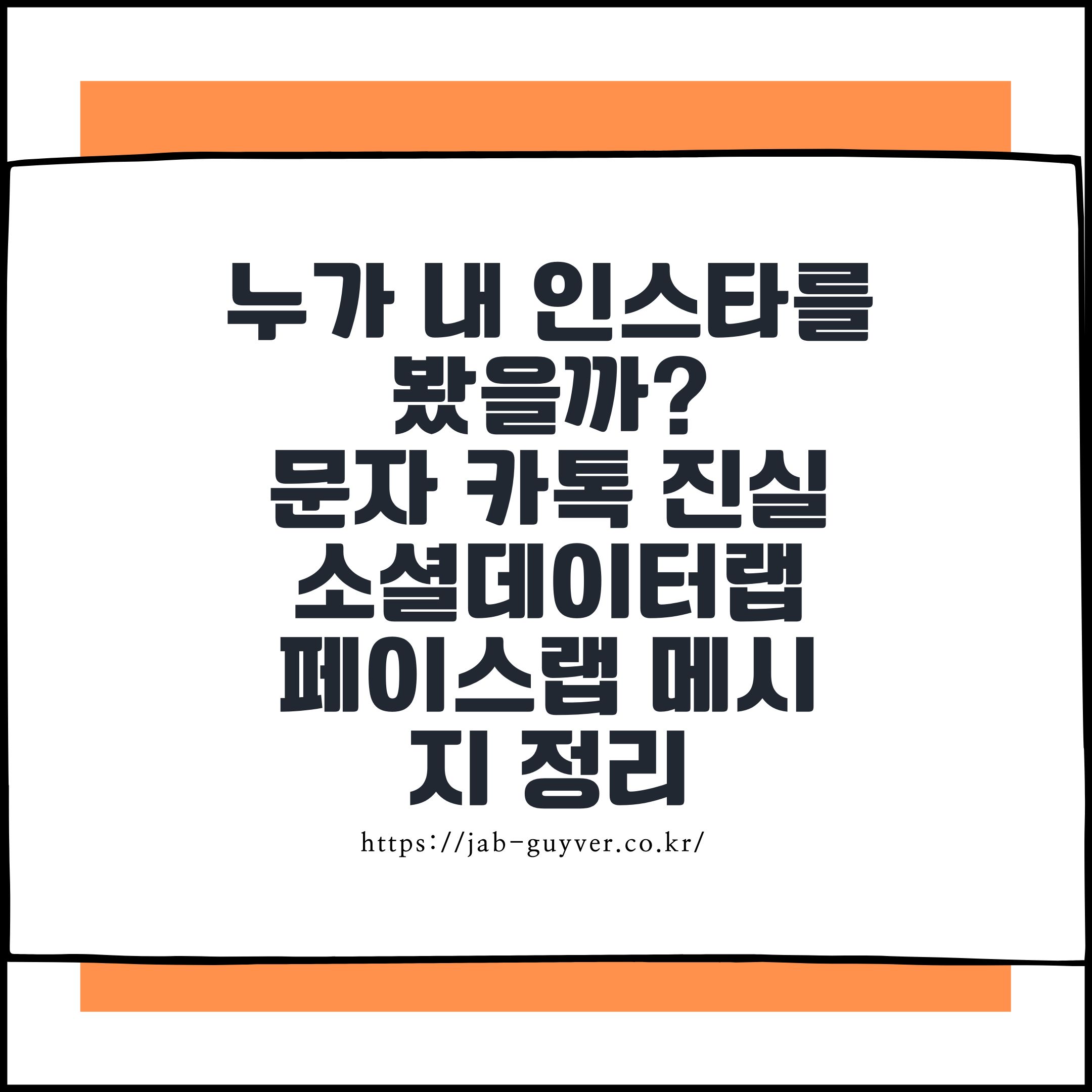 소셜데이터랩 인스타 프로필 조회란? 방문자 확인&middot;스토리 조회자&middot;Meta 설정 정리