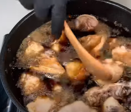 닭 끓이기