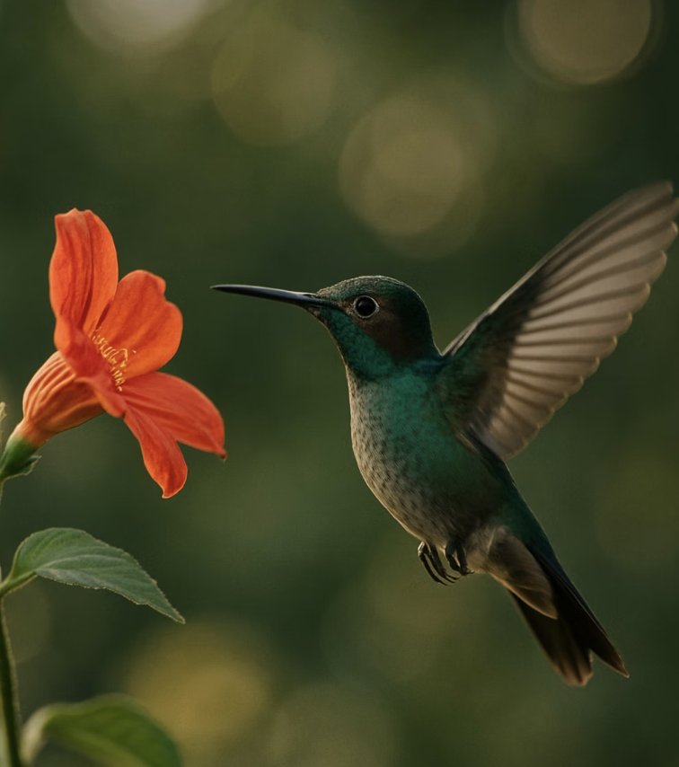 새들의 상식을 뒤엎는 후진 비행