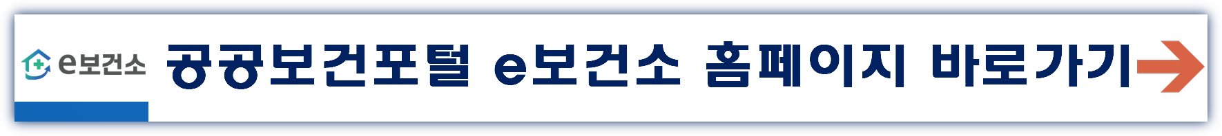 공공보건포털 e보건소 홈페이지 바로가기 www.e-health.go.kr