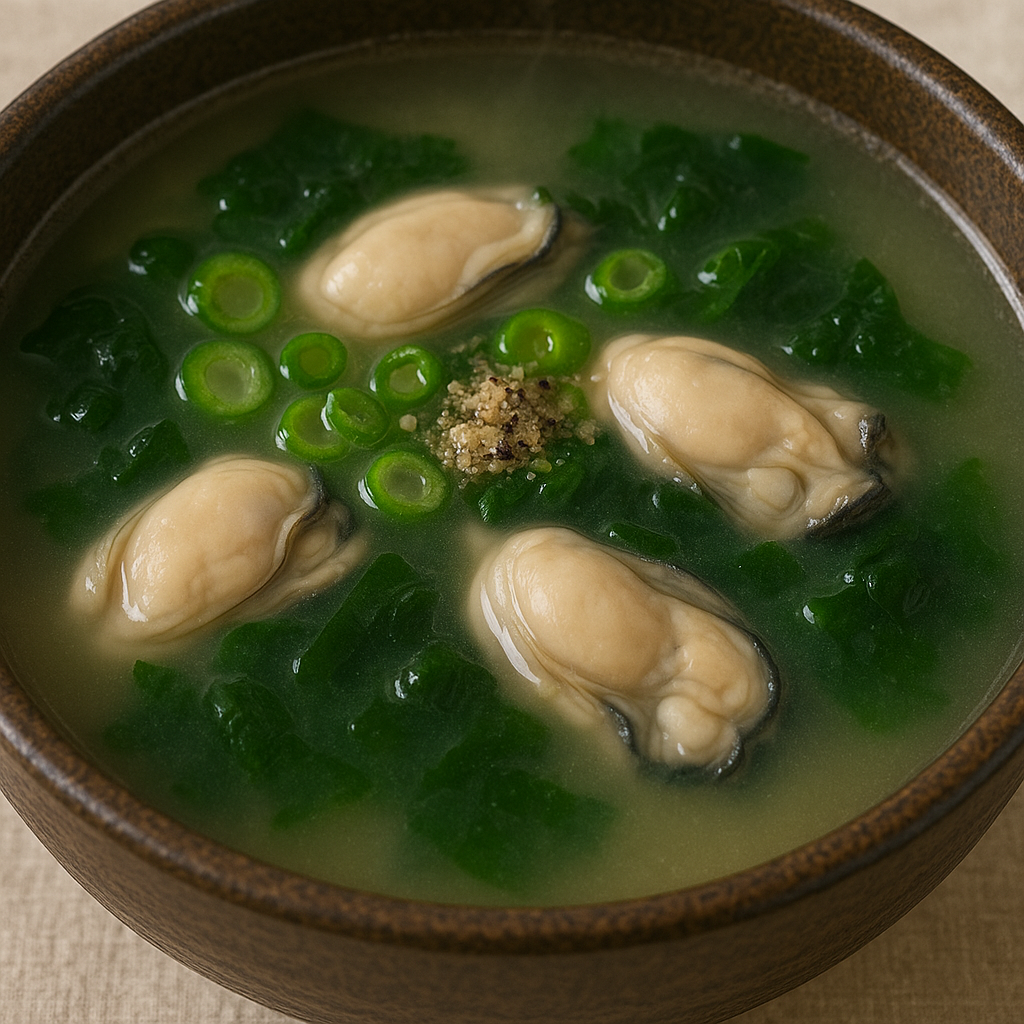 겨울철 제철 굴요리 굴국밥