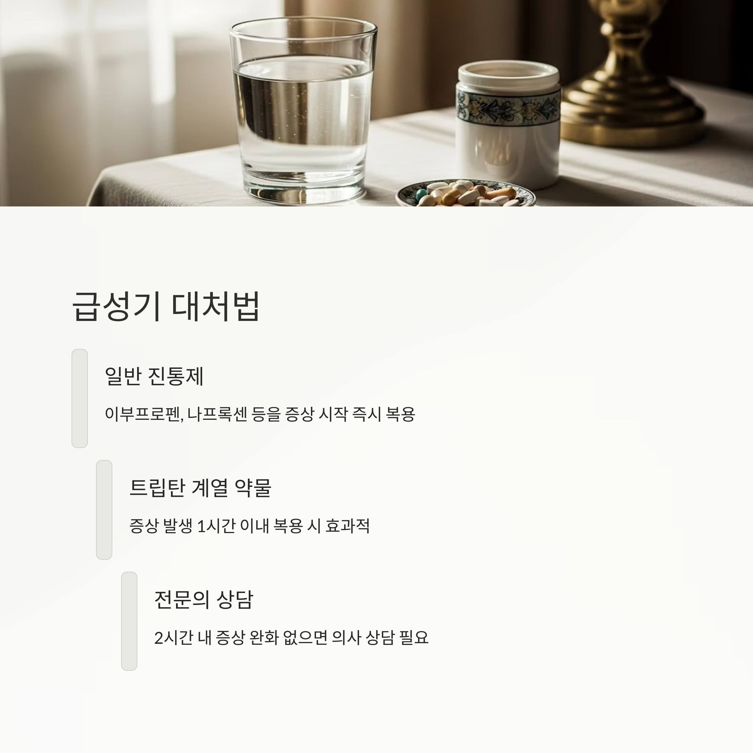 급성기 대처법