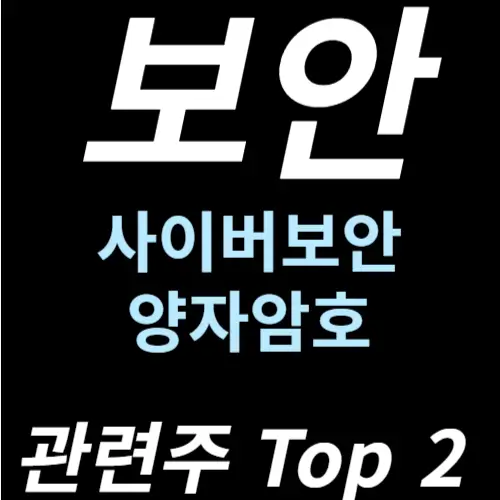 사이버보안 관련주 보안 수혜주