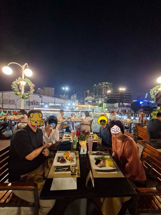 사이공강 야경 디너