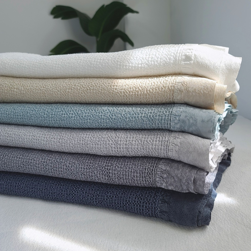 이브리다 인견이불 여름 풍기인견 냉감 이불 와플 피그먼트