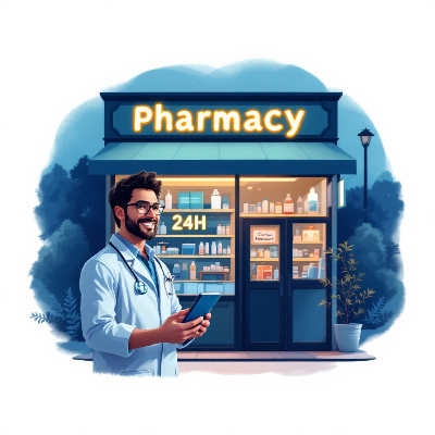 24시간 약국 찾기｜공공심야약국 이미지