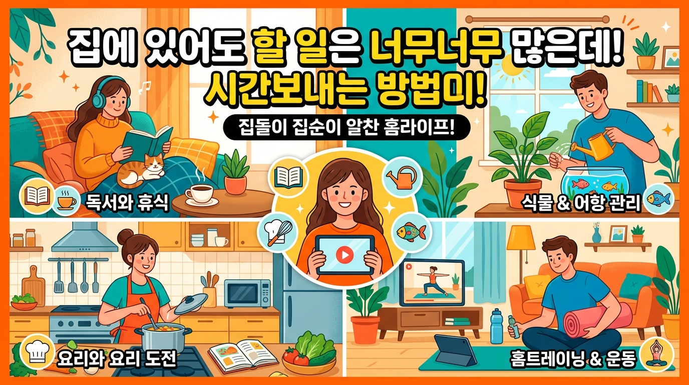 돌이·집순이 맞춤형 알찬 시간 활용법