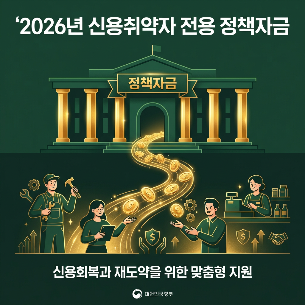 2026년 신용취약자 전용 정책자금