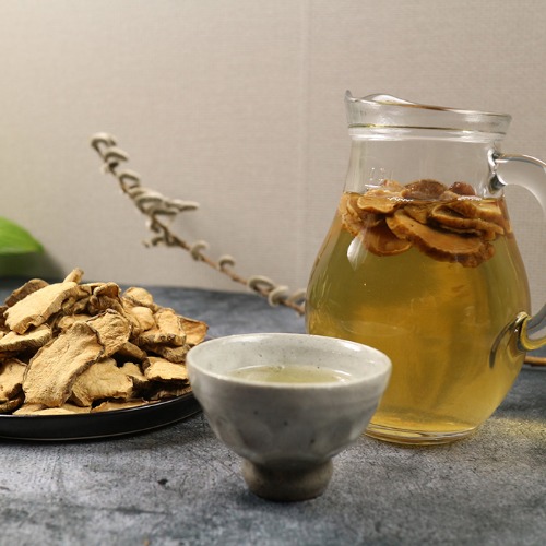 완성된 돼지감자차