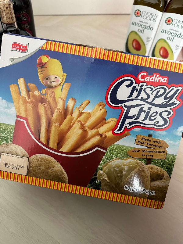 카디나 크리스피 프라이스 감자스틱 패키지