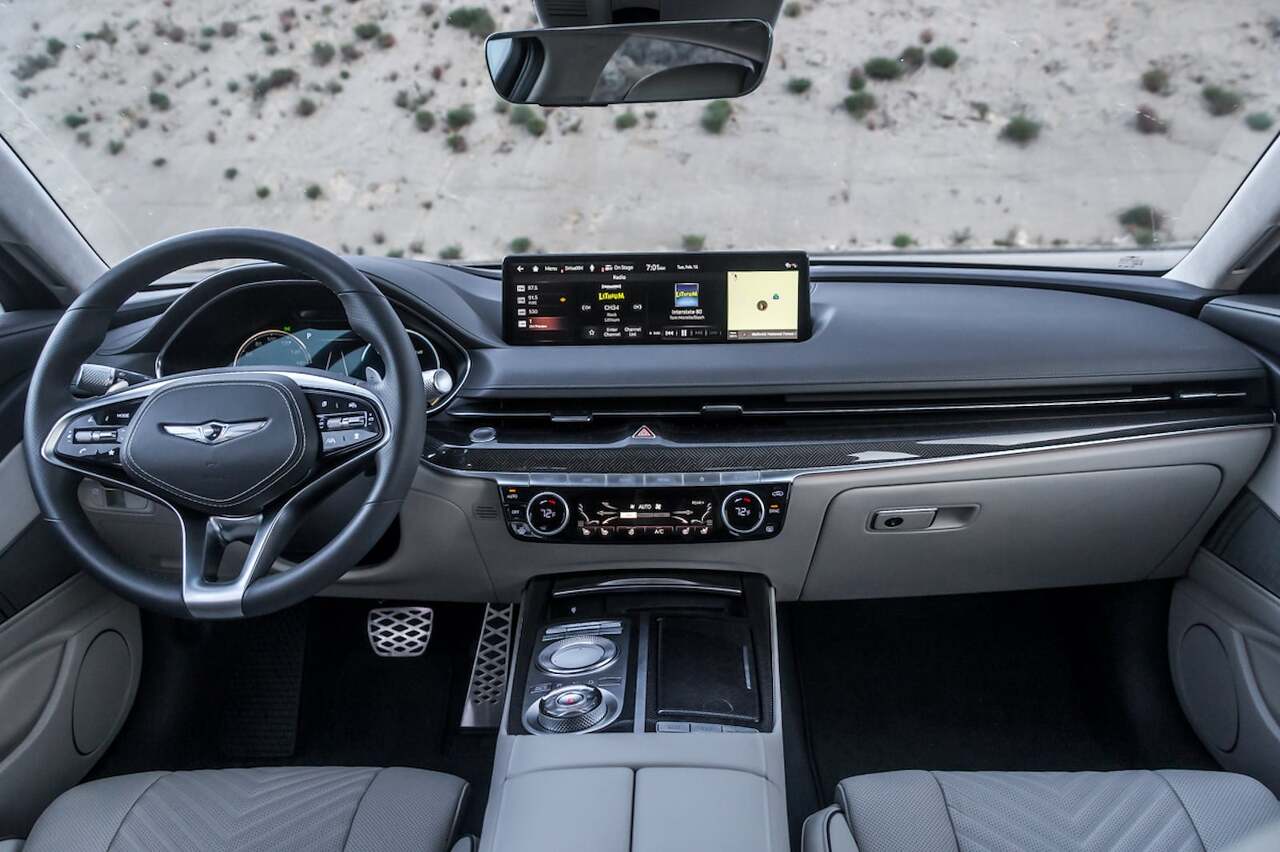 2024년형 제네시스 G80 내부디자인