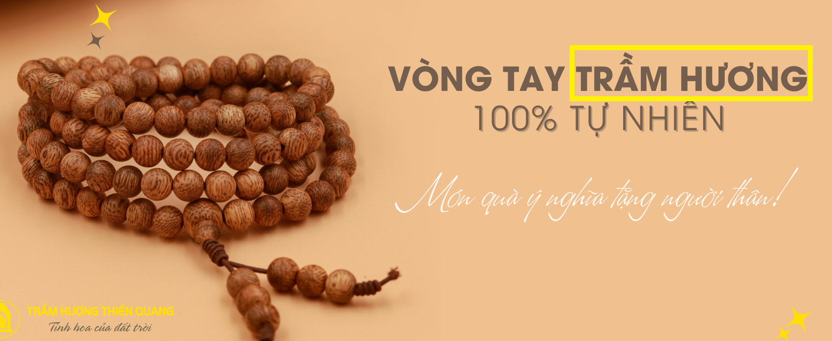 베트남의 침향으로 만든 팔찌 배너
