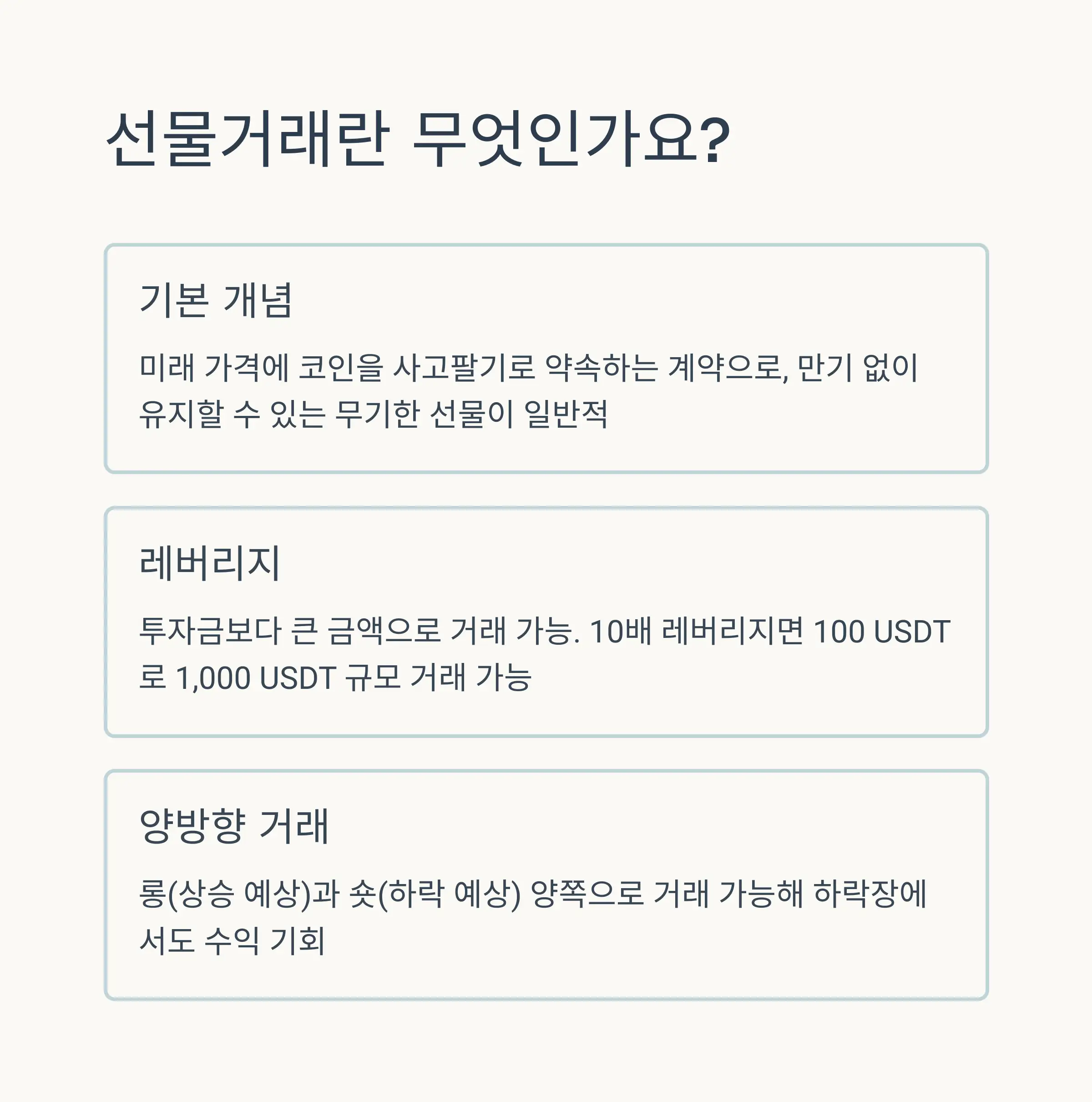 💡 OKX 선물거래 기본 개념
