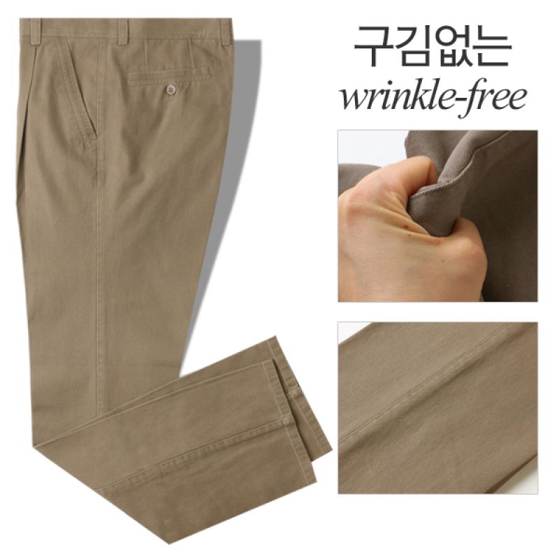 남자 면바지 링클프리 기모 골덴 치노 바지 팬츠 작업복 빅사이즈 고탄력스판바지