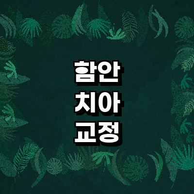 함안군 교정 치과