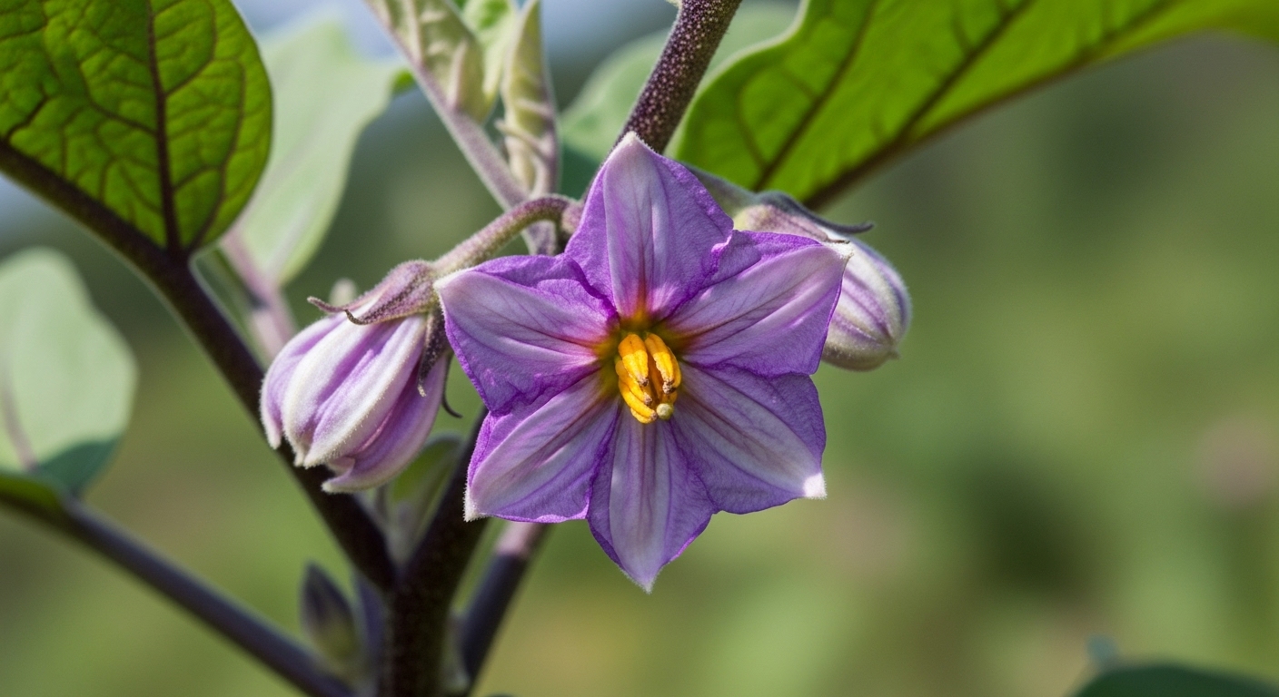 7월 20일 탄생화, 가지꽃 - 진실한 사랑과 결실의 꽃