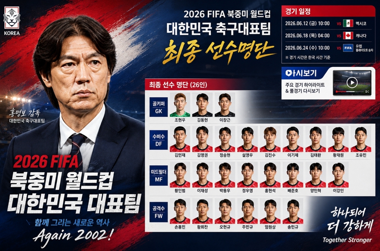 국가대표팀 명단