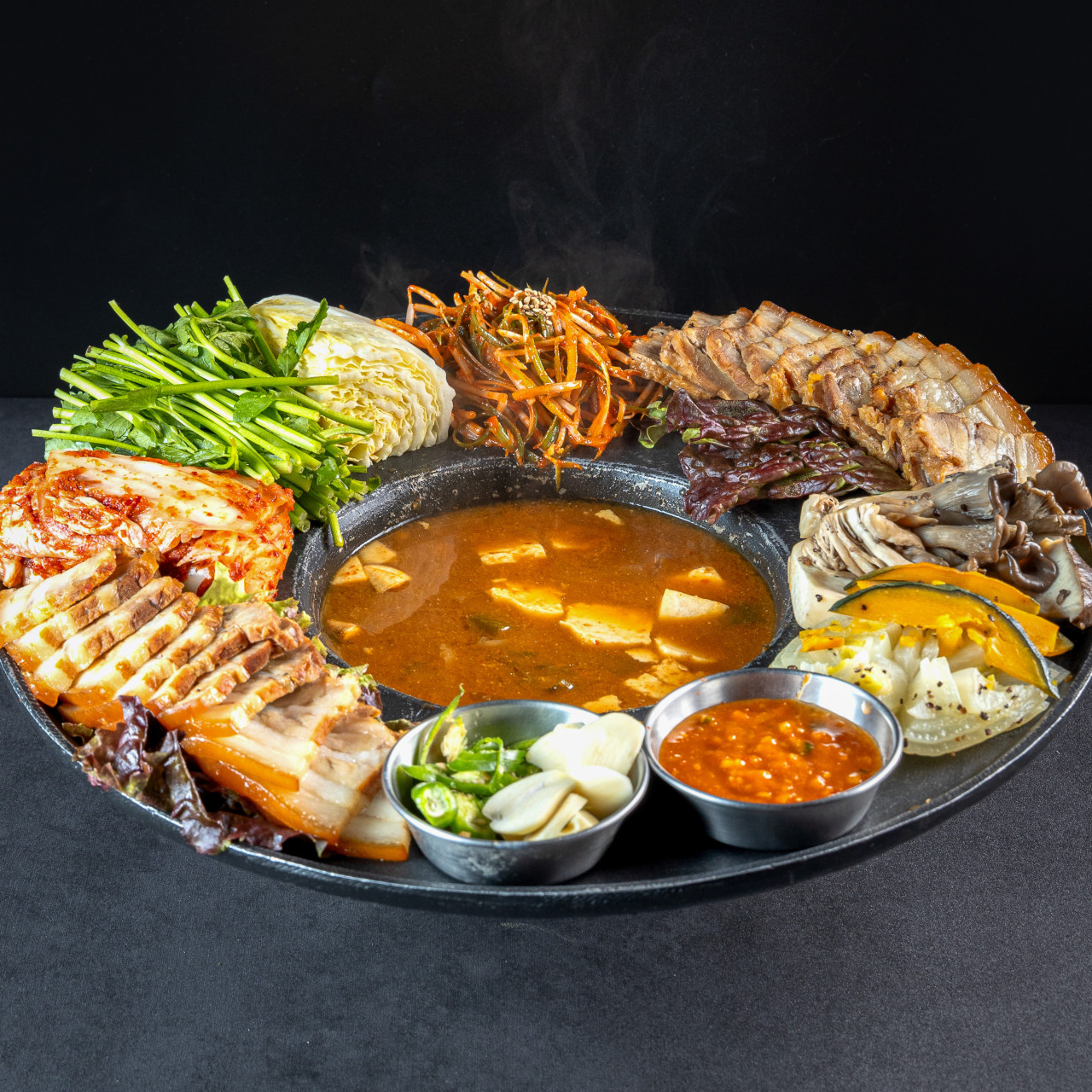 산장오겹수육