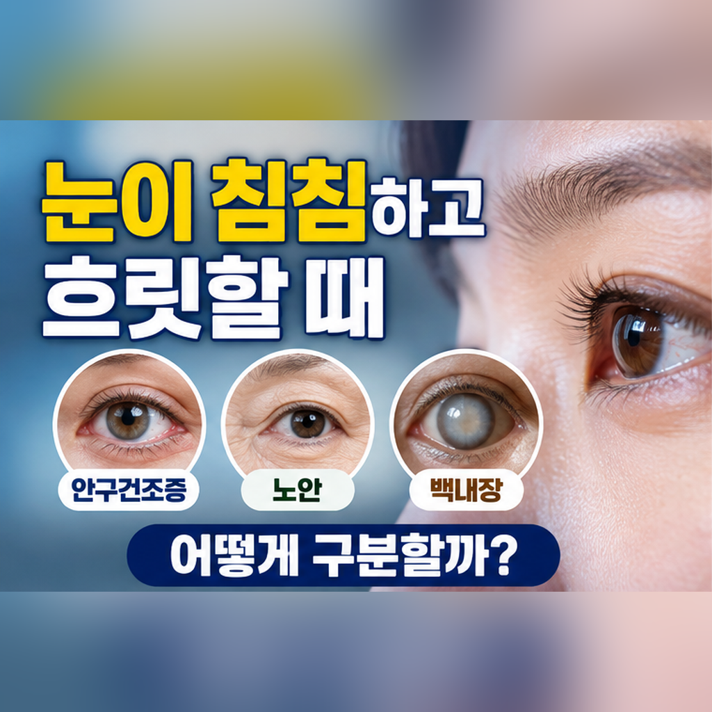 눈이 침침하고 흐릿할 때