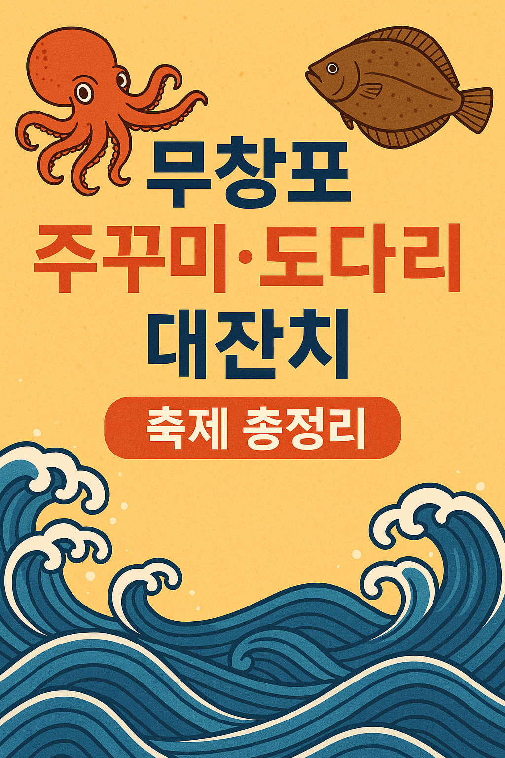 무창포 주꾸미 도다리 축제