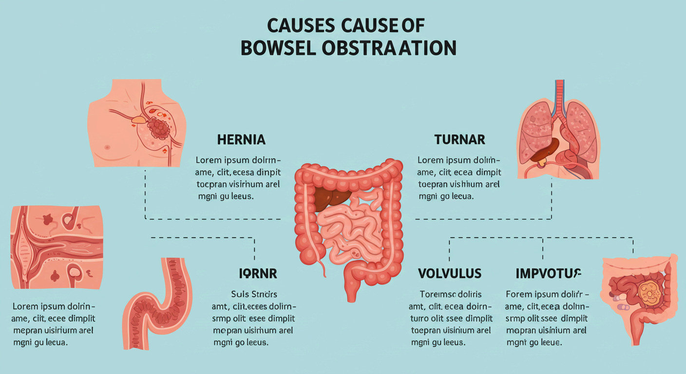염증성 장질환도 장폐색을 유발합니다