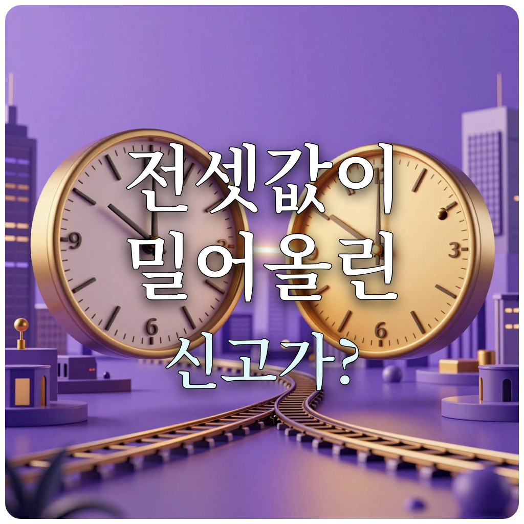 GTX 개통으로 인한 시간 단축과 가치 상승을 형상화한 이미지