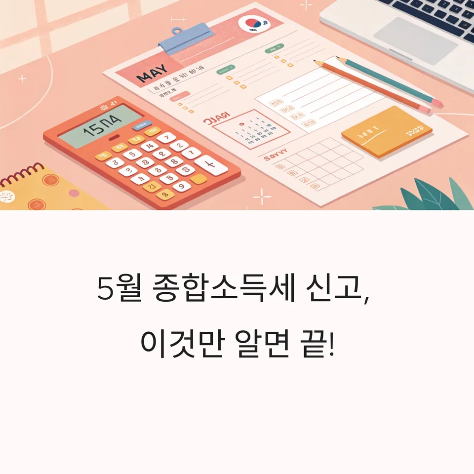 종합소득세 신고 준비 방법 - 사진