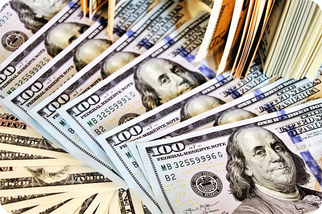 America, The dollar, President image.