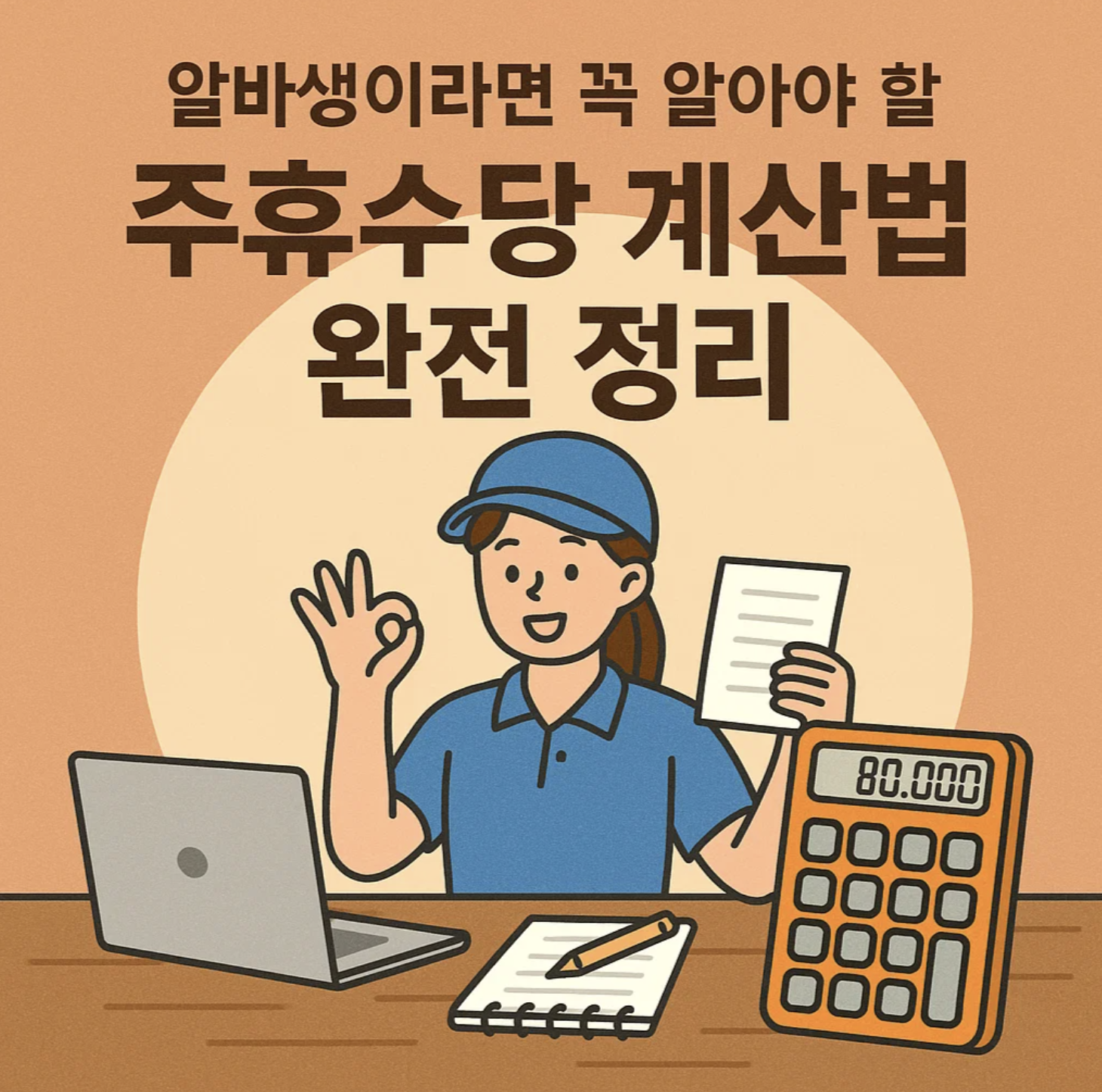 알바생이라면 꼭 알아야 할 주휴수당 계산법 완전 정리