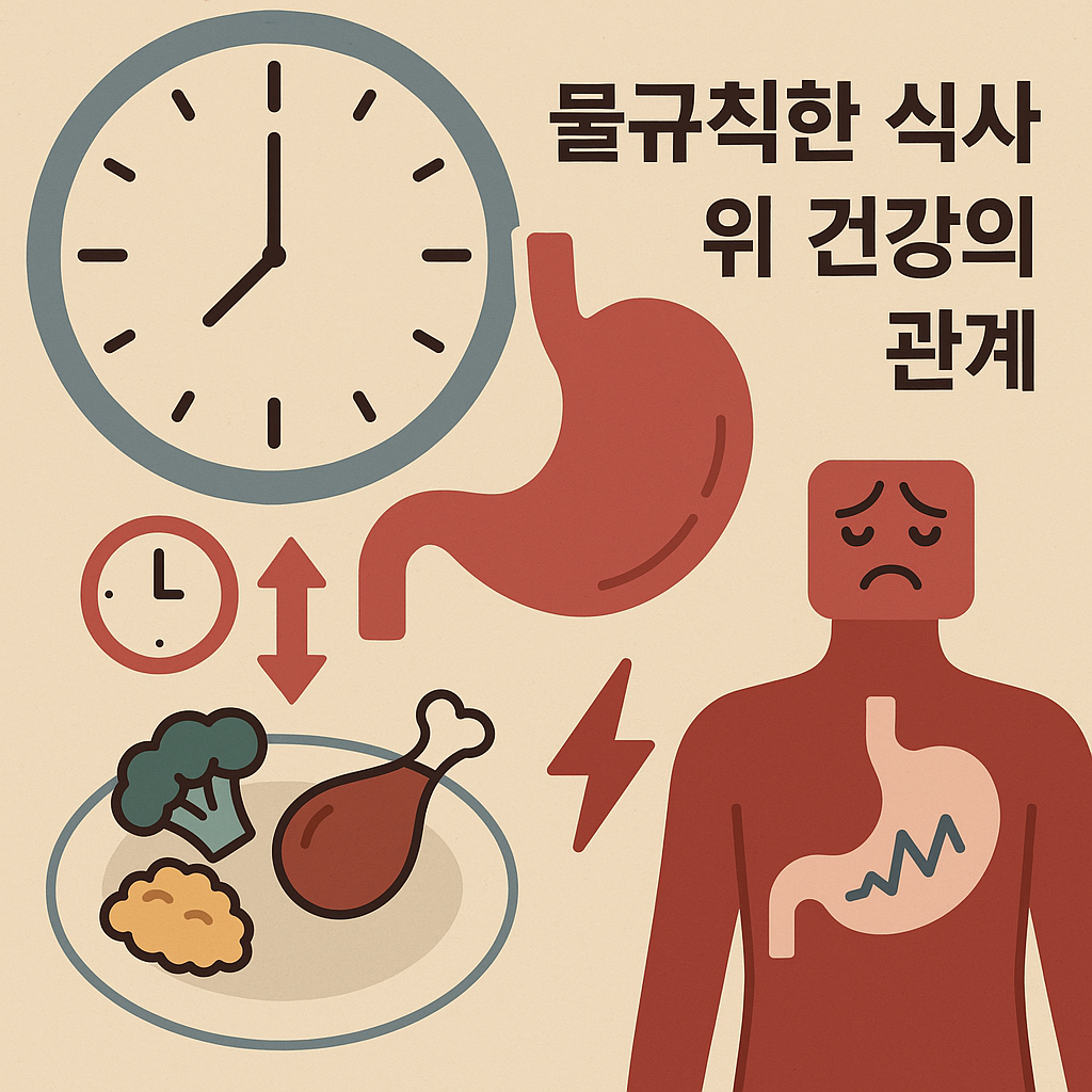 불규칙한 식사와 위 건강의 관계 관련 사진