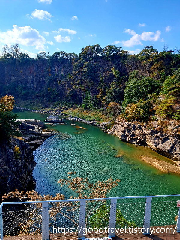 철원한탄강 주상절리 드르니 순담매표소 비교