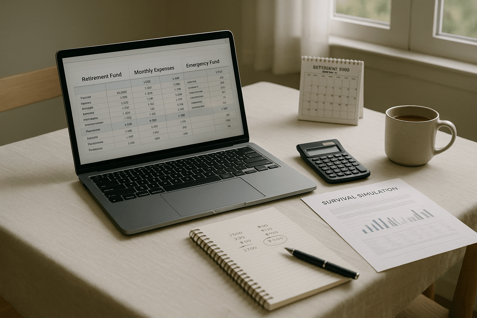 현실을 숫자로 확인하는 생존 시뮬레이터