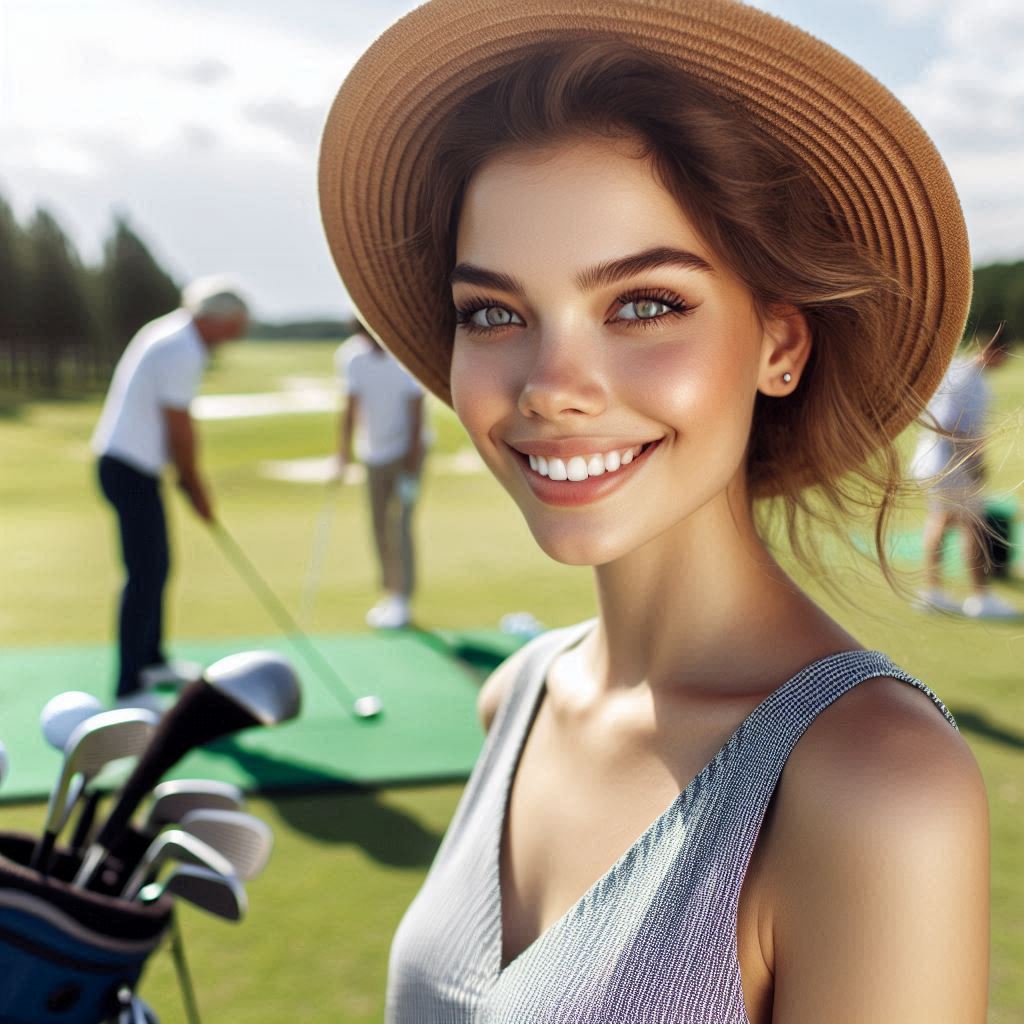 실외골프연습장 배경