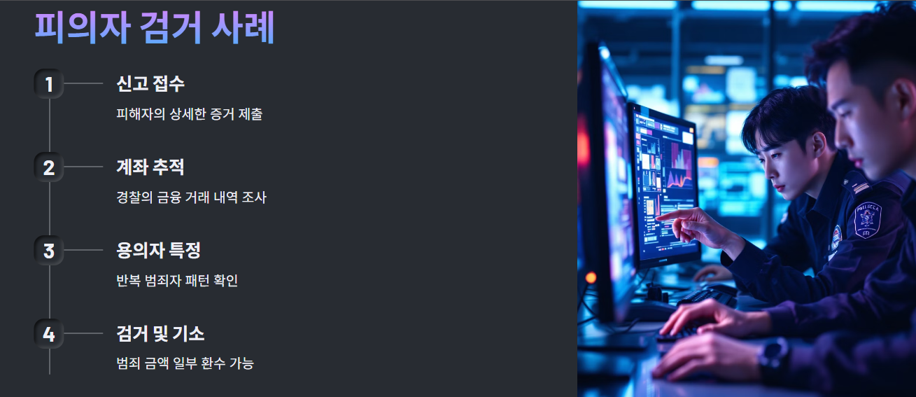 피의자 검거 사례