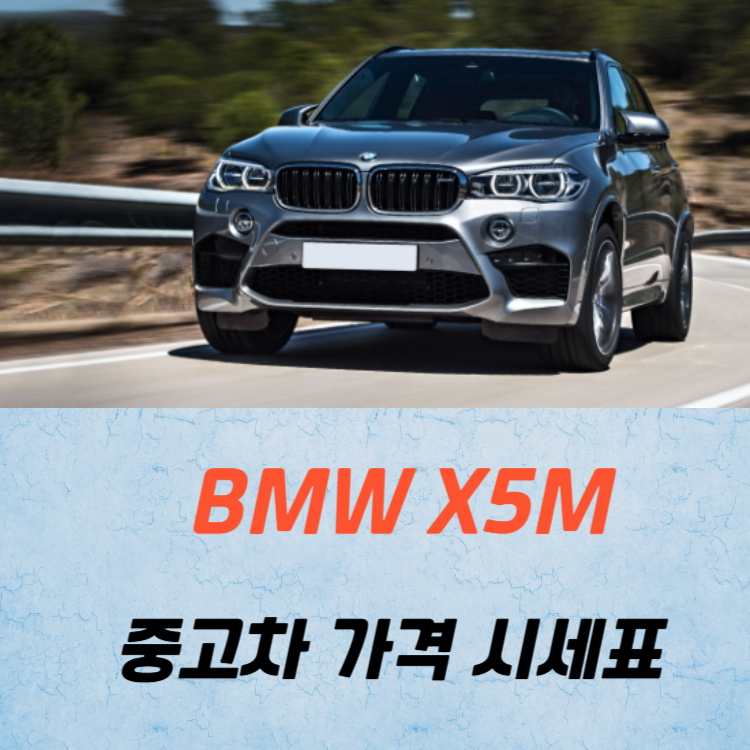 BMW X5M 중고차 가격 시세표 고속 시내 연비