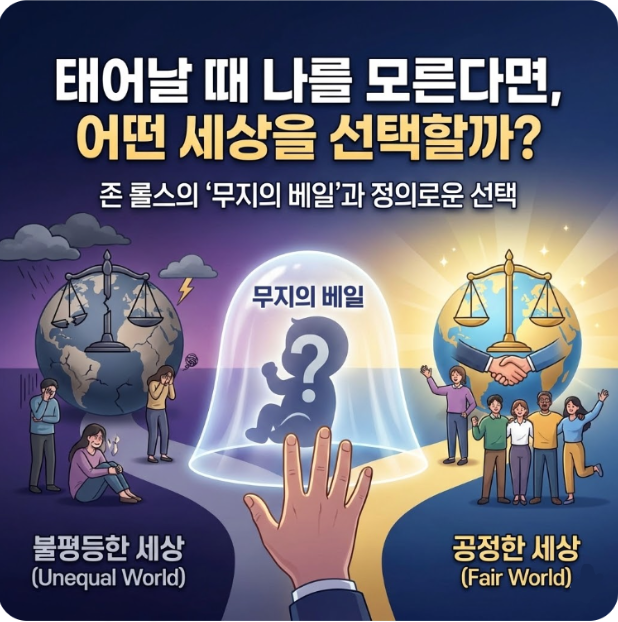 태어날 때 나를 모른다면, 어떤 세상을 선택할까?